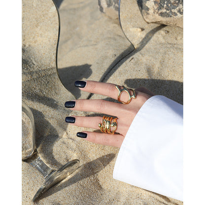 925 Sterling Silver Adjustable Ring